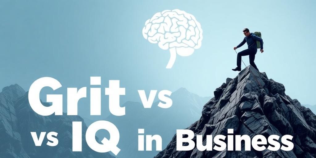 Why Grit Matters More Than IQ in Business